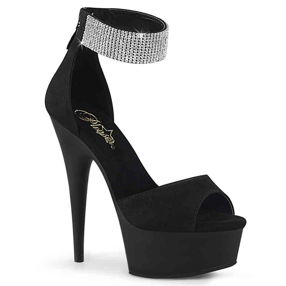 Pleaser - DELIGHT625 Sandale à bride à la cheville - Noir Product image
